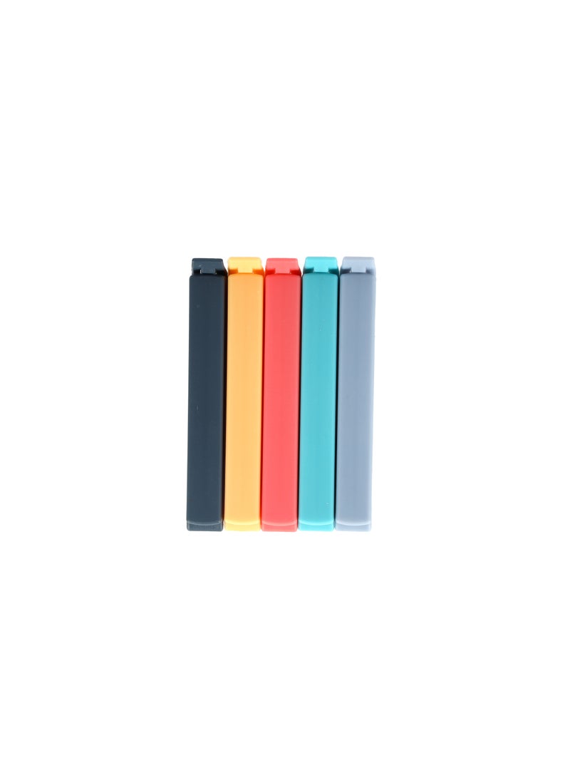 Royalford 5 Pcs Bag Locking Clip Multicolour Assorted - Image 2