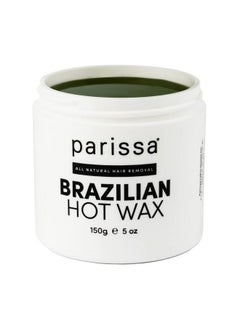 parissa Brazilian Hot Wax Kit Nostrips Needed And Microwavable For Athome Hair Removal On Brazilian Bikini Or Underarm  - Image 1