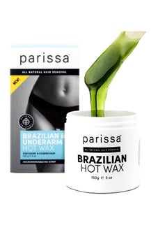 parissa Brazilian Hot Wax Kit Nostrips Needed And Microwavable For Athome Hair Removal On Brazilian Bikini Or Underarm  - Image 3