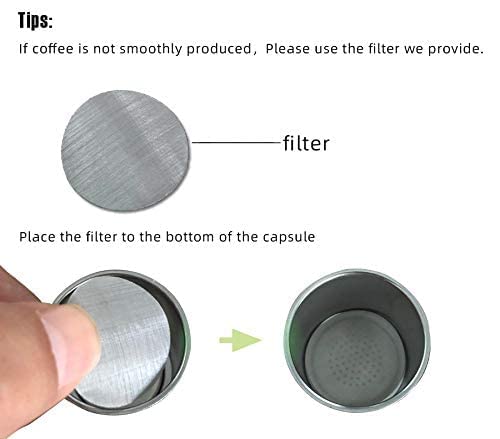 CAPSULONE refillable coffee capsule reusable iperEspressp capsule pod coffee filter fit for illy X1 X7 X9 Y1 Y3 Y5 Y9 machine - Image 5