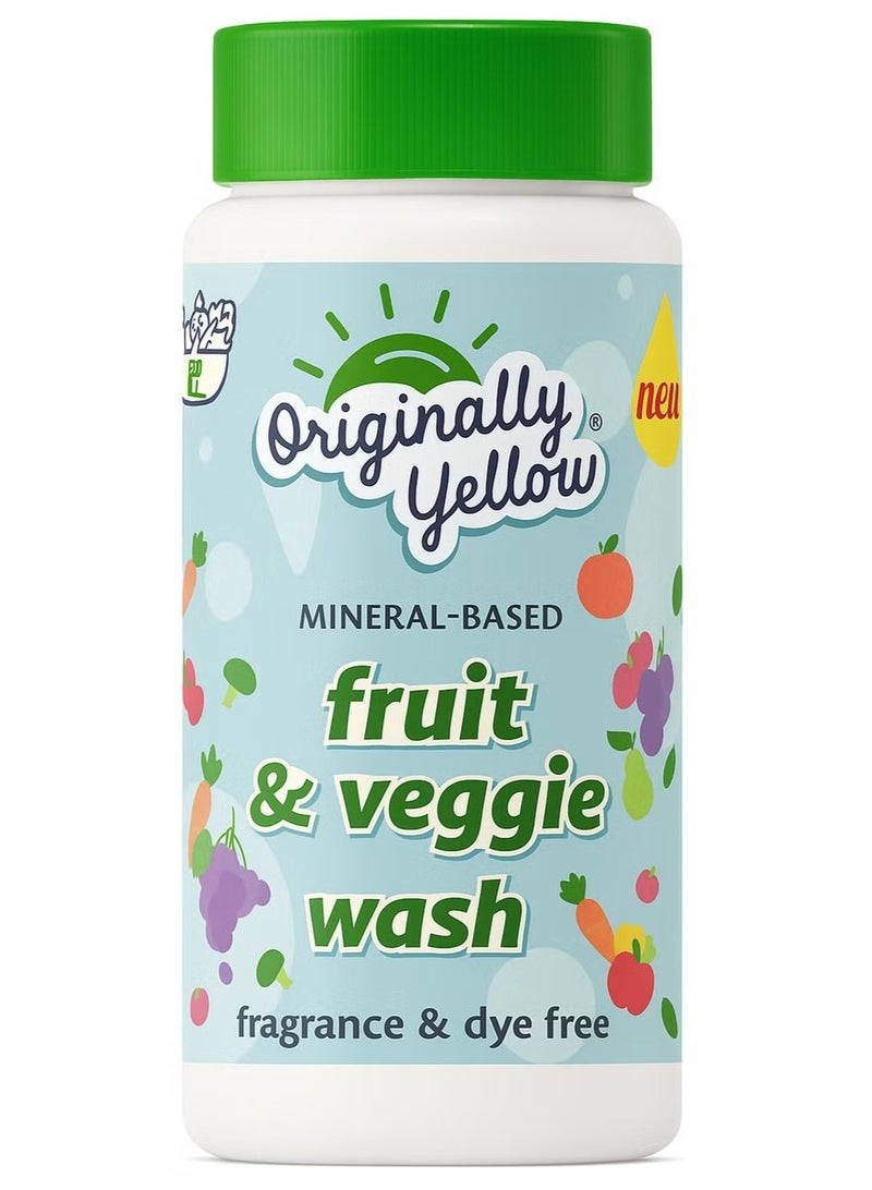 Originally Yellow Fruit And Veggie Wash 453G - Image 1