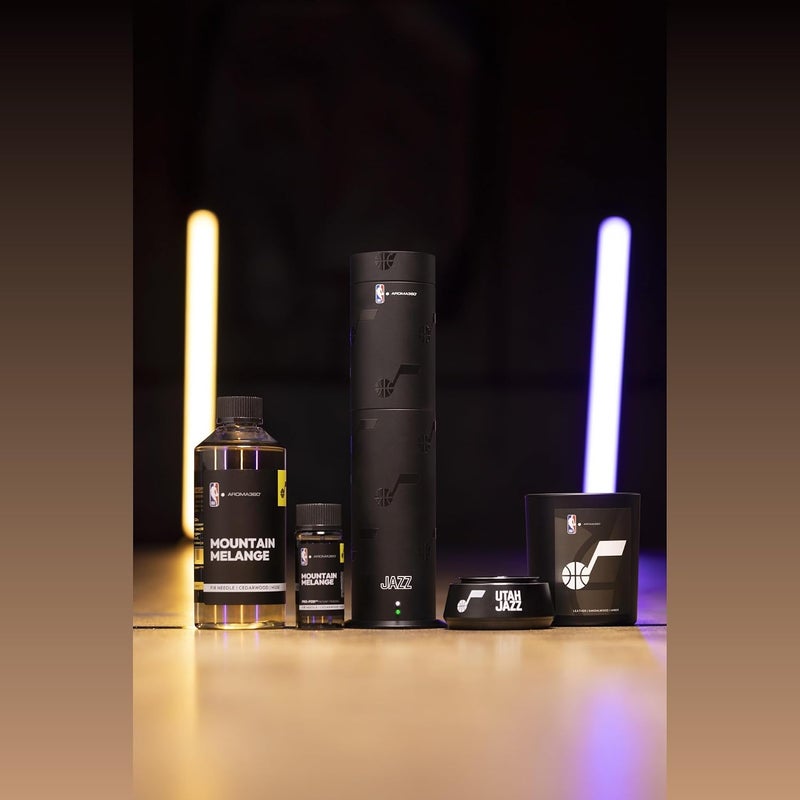 AROMA360 x NBA - Utah Jazz Luxury Portable Essential Oil Car Diffuser - Aromatherapy Oils Scent Car Diffuser - Auto On/Off Wireless Feature - Oil Not Included - Image 2