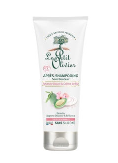 LE PETIT OLIVIER Le Petit Olivier Softening Conditioner - Sweet Almond and Rice for Women - 6.76 Conditioner  - Image 1