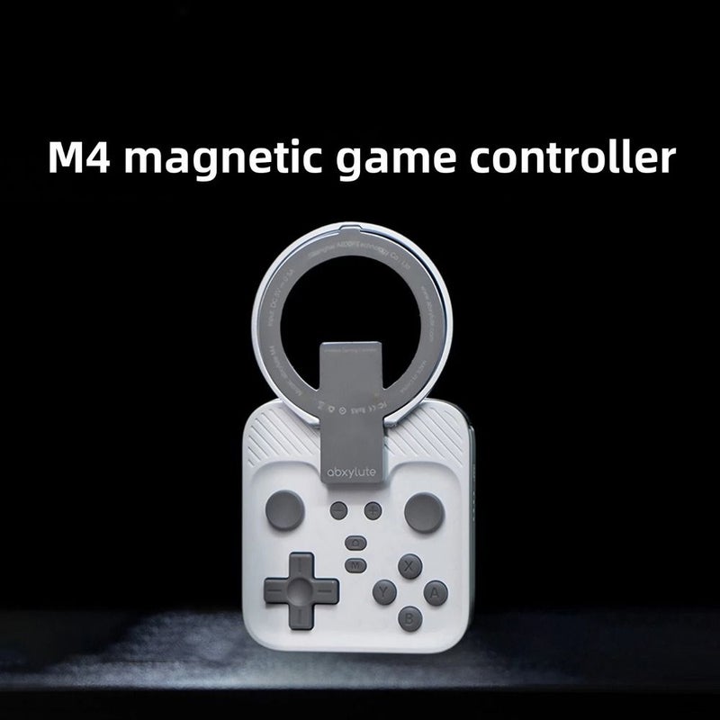 Abxylute M4 Magnetic Gamepad, Bluetooth Game Streaming Emulator, Detachable, White - Image 1