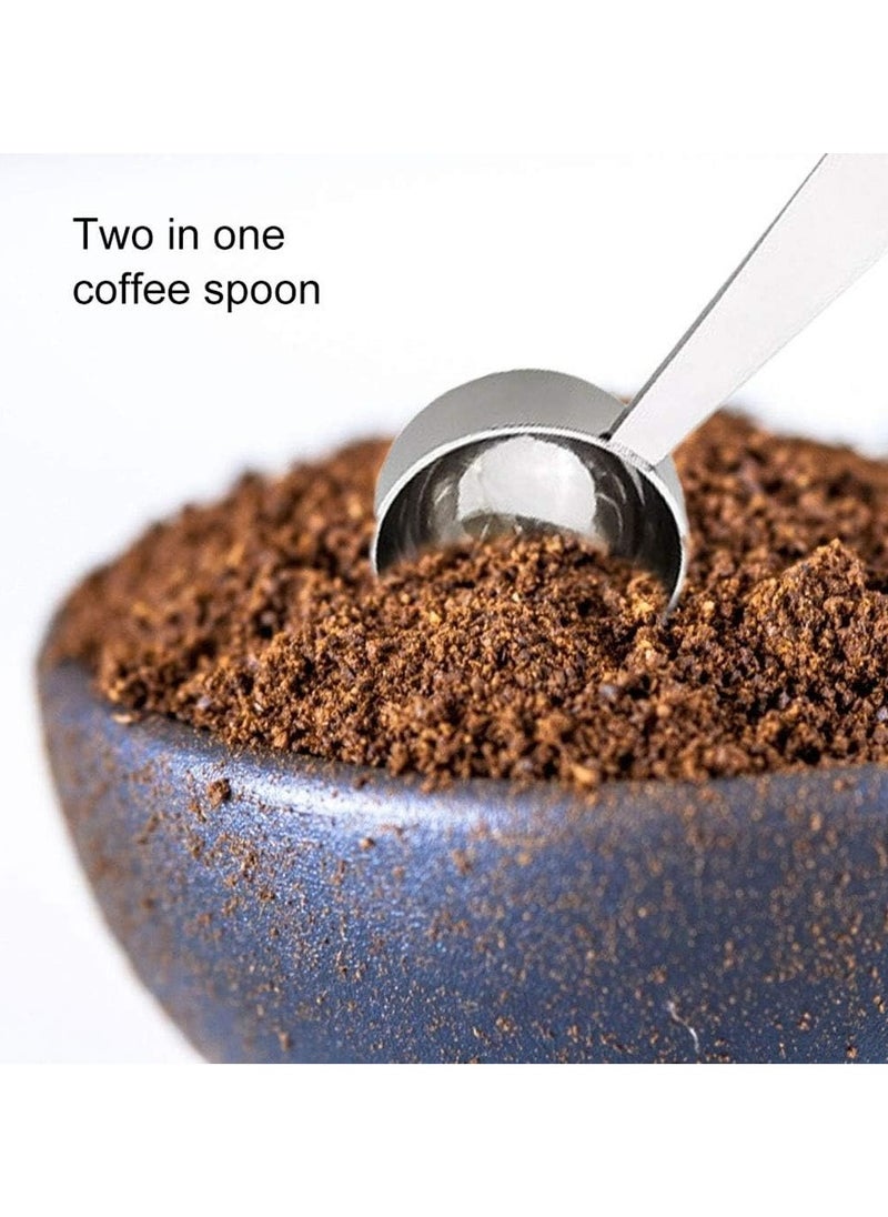 Oasisgalore - Coffee Scoop and Powder Hammer, 2-in-1 Stainless Steel Coffee Scoops - Image 1