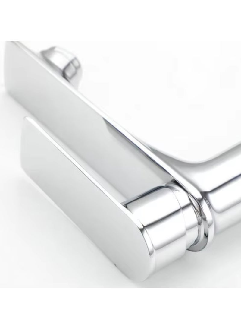 Kitchen Faucet with Lever Handle, Durable Modern Design, Single Handle Premium, Solid Brass Basin Sink Faucet Mixer Water Despencer  silver - Image 2