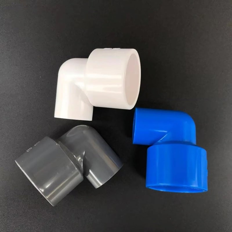 ملحق تقليل زاوية 90 درجة من PVC الأزرق 90x75مم، موصل أنابيب ضغط متين لسباكة حديقة أحواض الأسماك وأعمال اليدوية - Image 4
