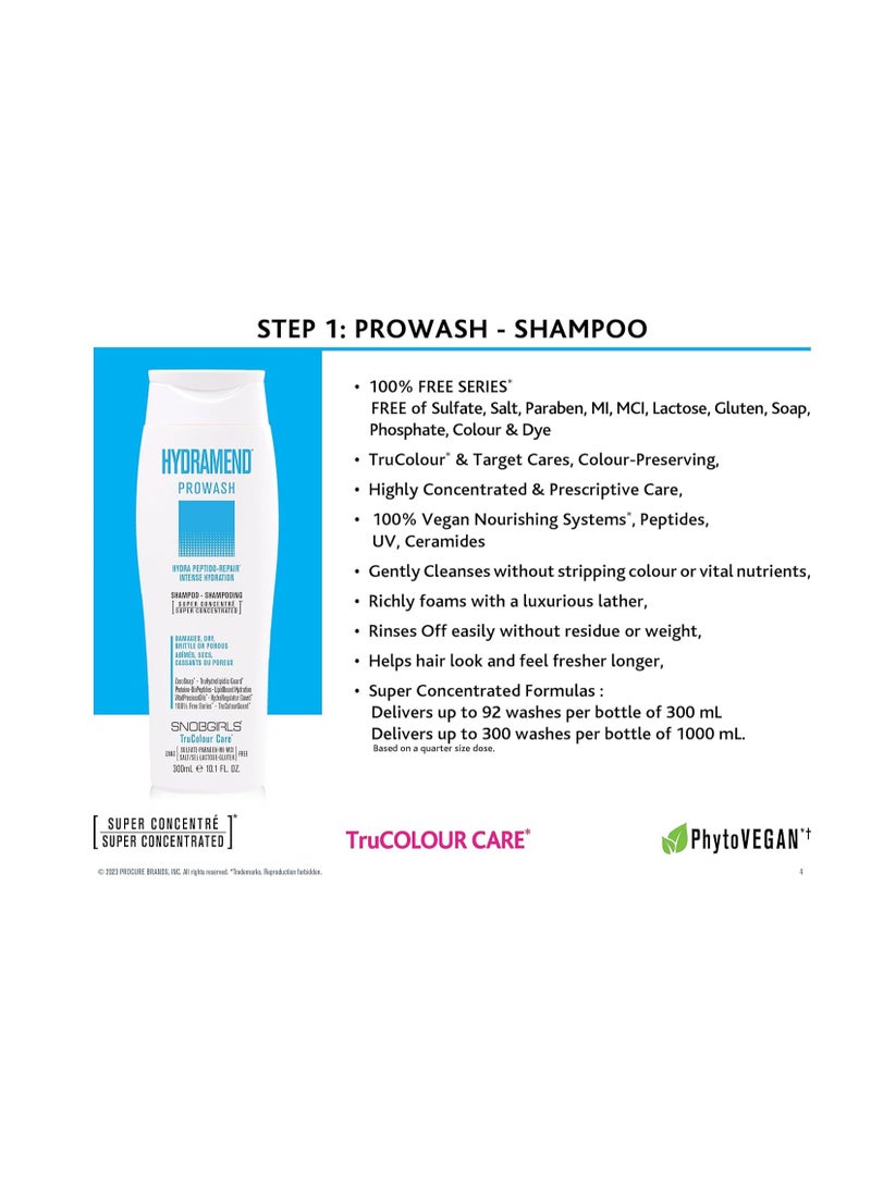 SNOBGIRLS Hydramend Hydrating Shampoo Intense Hydration & Repair, Hydrates & Mends all hair types, dry, damaged or dull with argan oil & hair vitamins  - Image 3