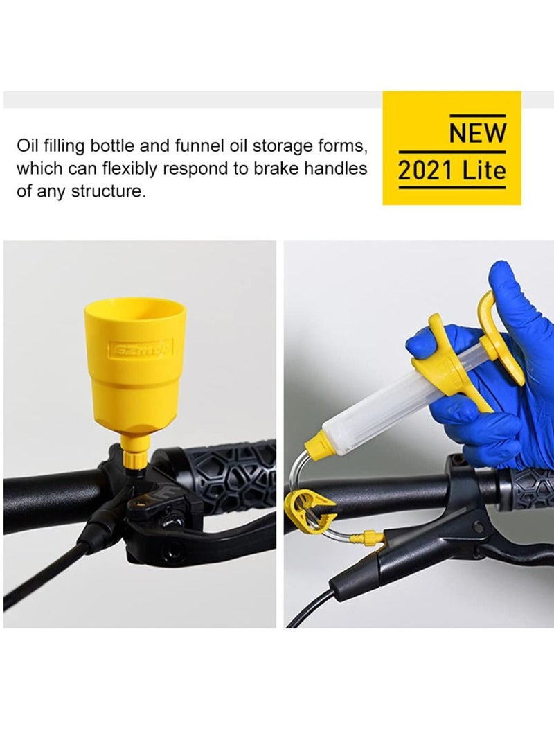 ezmtb Bicycle Brake Bleed Kit, Mountain Road Bike Professional Oil Disc Change Filling Tool Set Multi-purpose Maintenance (Without Oil) - Image 3