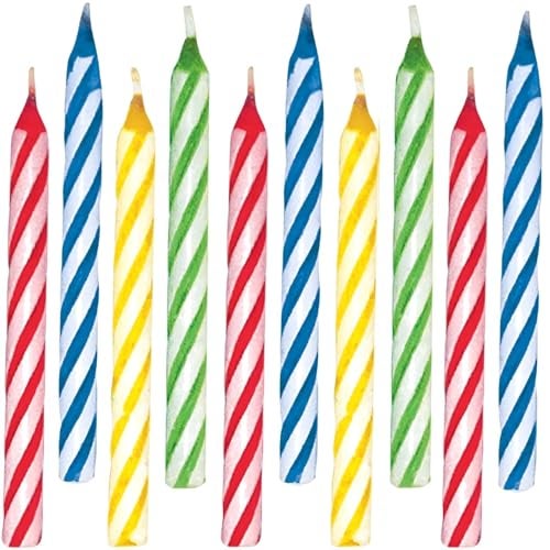 Amscan Assorted Color Magic Re-Light Birthday Candles (2.5") 10 Count - Reusable & Non-Toxic, Perfect for Birthdays & Celebrations - Image 5