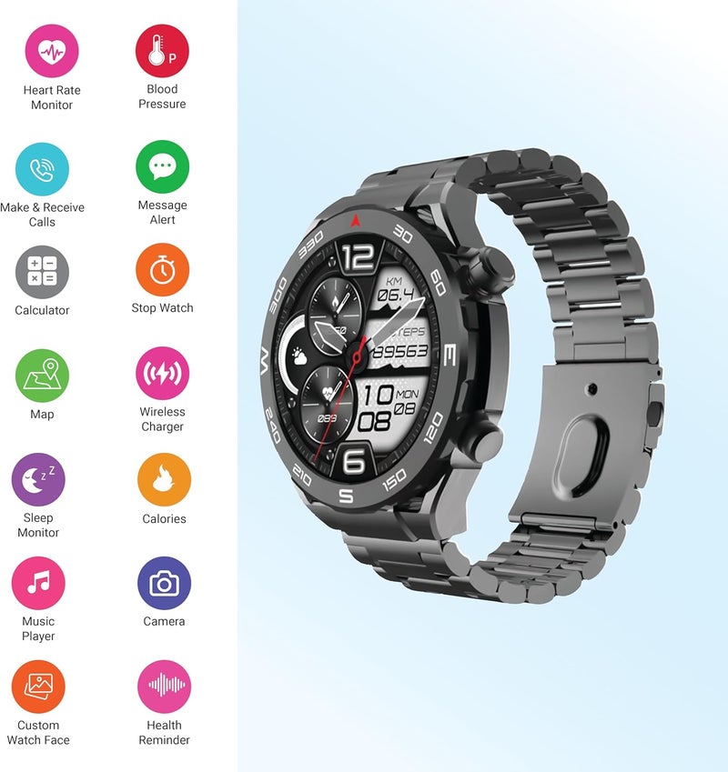 Trands Smart Watch TR-SW40 with Activity Tracker and Health Monitoring Features - Image 2