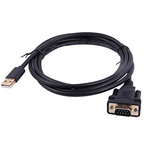 usangreen USB to DB9 RS232 Serial Adapter Converter Cable with FT232RL Chip 6ft Support Win10/8/7/XP/Android/Mac/Linux/Vista (USB to DB9) - Image 1