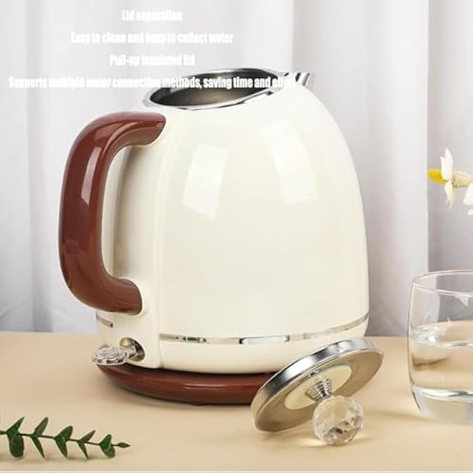 ريحني غلاية كهربائية من الفولاذ المقاوم للصدأ سعة 18 لترًا بقوة 1800 وات، غلاية مياه محمولة سريعة التسخين مع إيقاف تشغيل تلقائي، مصنوعة من الفولاذ 304، مثالية للاستخدام في المنزل والمكتب والسكن الجامعي - Image 4