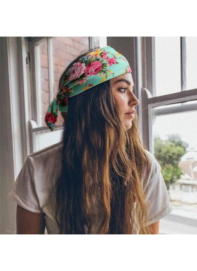 DRESHOW DRESHOW 6 PCS Adjustable Headbands for Women Knotted Headbands Elastic Non-Slip Fashion Hair Bands for Workout Sports Running Yoga  - Image 3
