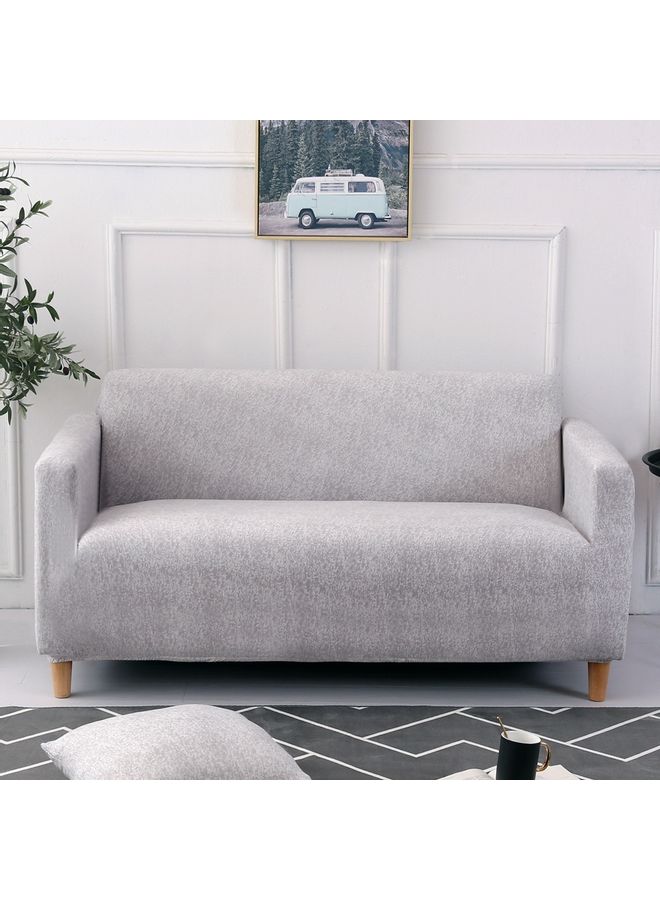 NIBEMINENT Stretch Sofa Cover Grey 36x30x7cm - Image 3