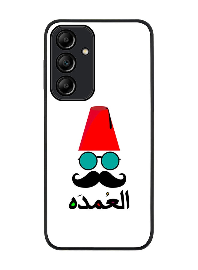 Stylizedd حافظة حواف سوداء متينة لهاتف سامسونج جالاكسي A55، حافظة مرنة رقيقة من المطاط ضد الصدمات - ذا بوس - Image 1