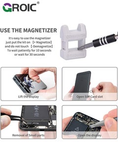 GROIC Precision Screwdriver Set, 122 in 1 Computer Screwdriver Kit, Laptop Screwdriver Sets with 101 Magnetic Drill Bits, Electronics Tool Kit Compatible for Computer, Tablet, PC, iPhone, PS4 Repair  - Image 5