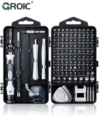 Precision Screwdriver Set, 122 in 1 Computer Screwdriver Kit, Laptop Screwdriver Sets with 101 Magnetic Drill Bits, Electronics Tool Kit Compatible for Computer, Tablet, PC, iPhone, PS4 Repair - pzsku/Z0F510E76FE62837BF643Z/45/_/1713321484/5f576306-89ab-49c5-bc3c-7f962b71bc63