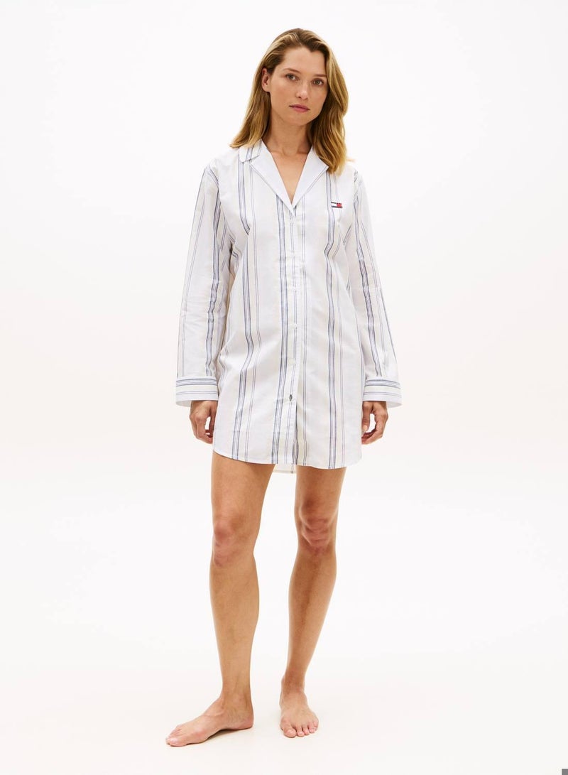TOMMY HILFIGER Cotton Poplin Nightdress - Image 1