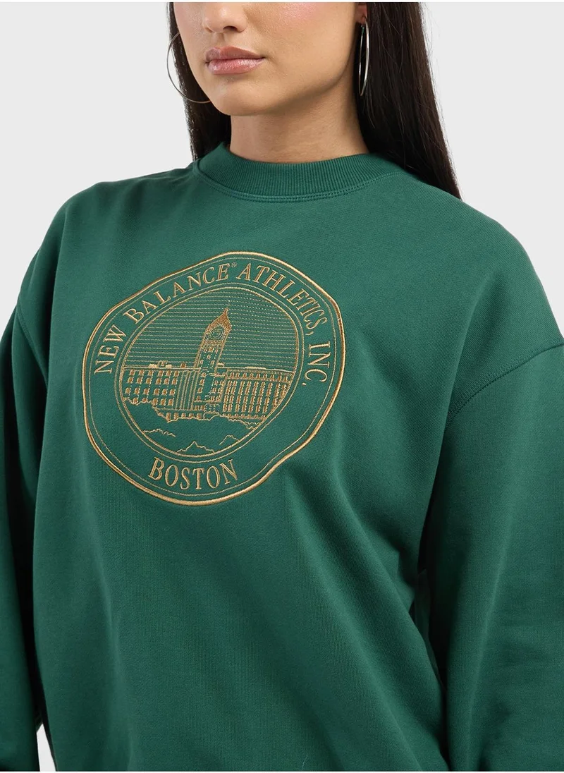 New Balance Athletic Boston Sweatshirt