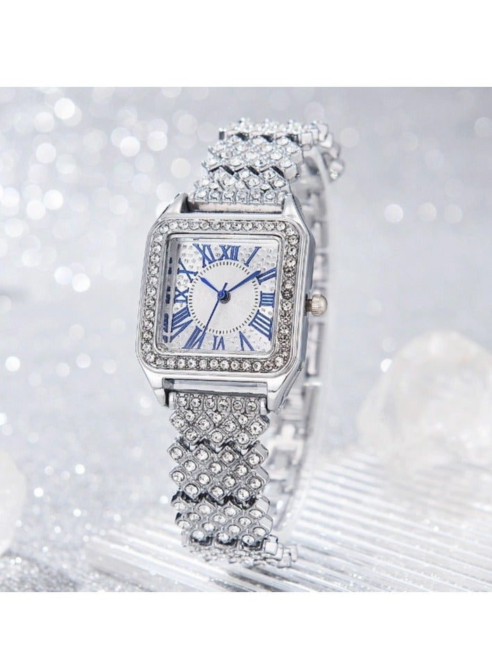 Shining Jewelry Square Quartz Women's Watches, Gift For Women - Image 4