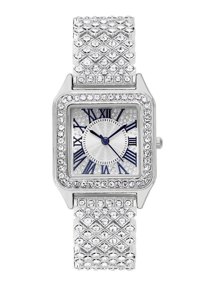 Shining Jewelry Square Quartz Women's Watches, Gift For Women - Image 2