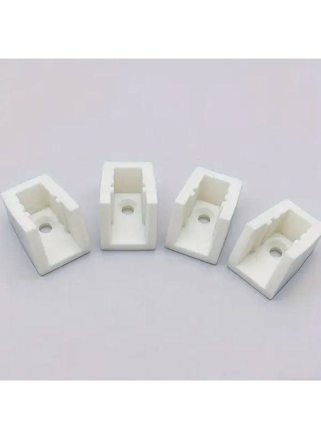 White Wall Mount Air Tool Organizer 4pcs Heavy Duty Plastic Garage Workshop Storage - Image 1