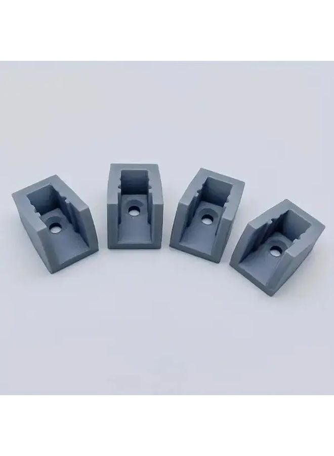 White Wall Mount Air Tool Organizer 4pcs Heavy Duty Plastic Garage Workshop Storage - Image 5