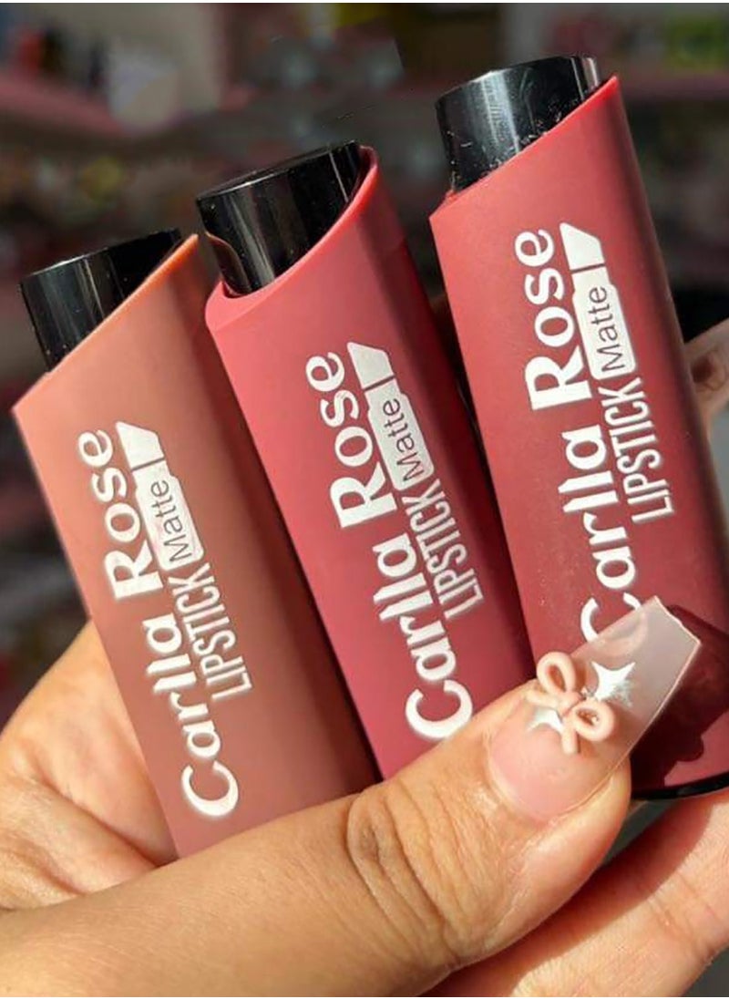 Carlla Rose Soft and long lasting lipstick. (Carla Rose) Color No. 04  - Image 3