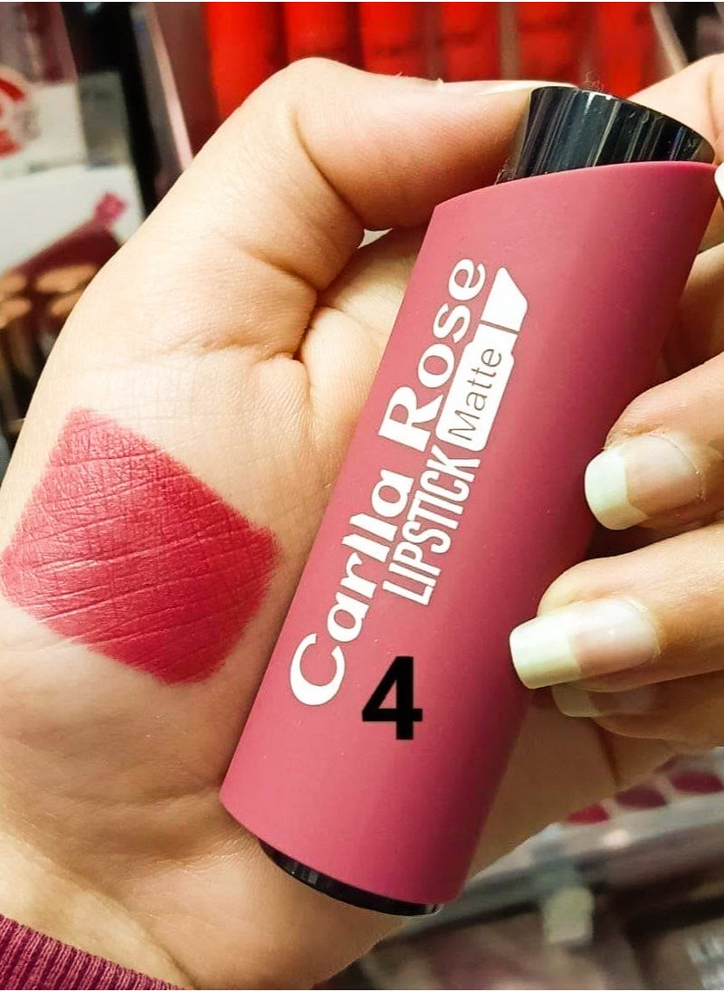 Carlla Rose Soft and long lasting lipstick. (Carla Rose) Color No. 04  - Image 1