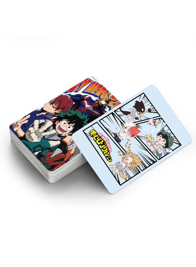 NIBEMINENT 30 Pcs Cartoon My Hero Academia Double-sided Lomo Cards Card For Fans Collection Gifts - Image 2