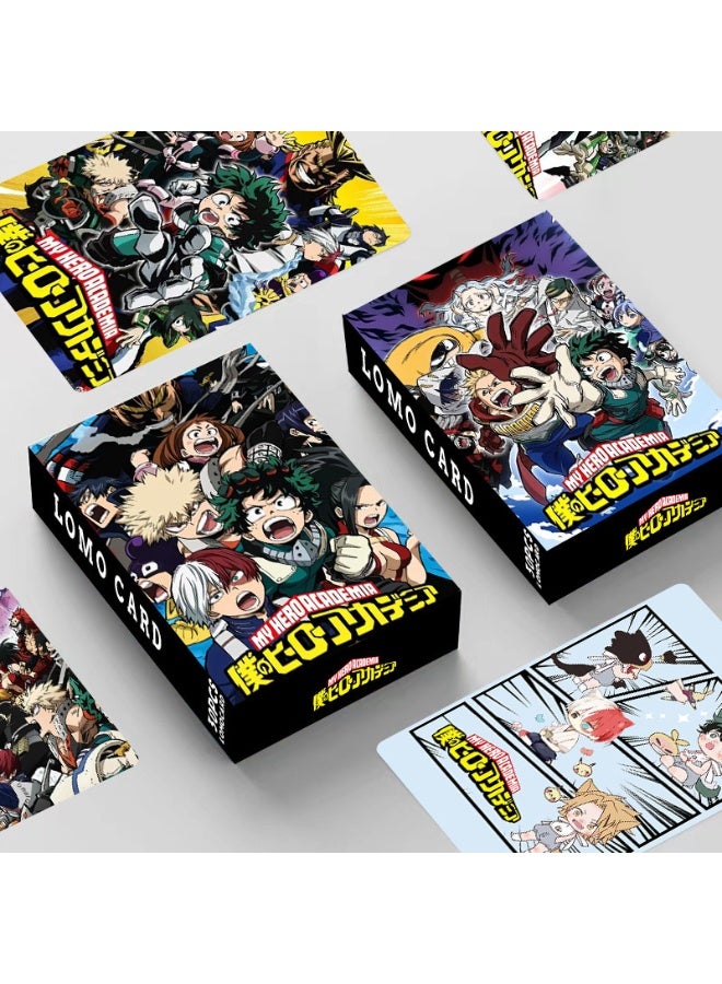 NIBEMINENT 30 Pcs Cartoon My Hero Academia Double-sided Lomo Cards Card For Fans Collection Gifts - Image 1