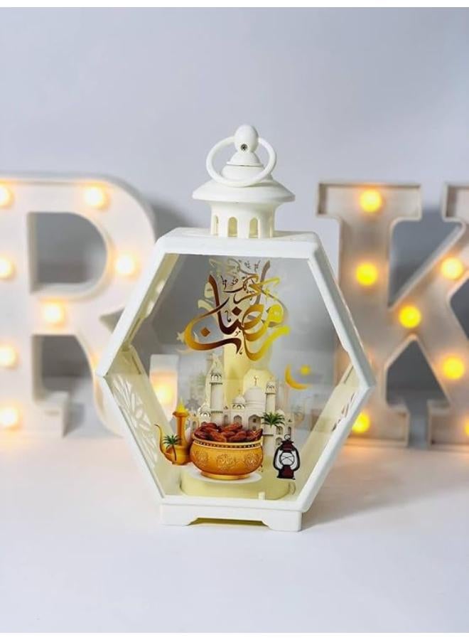 فانوس رمضان معدني عتيق - متنوع - Image 2