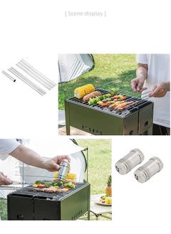 Arabest Barbecue grill, portable charcoal barbecue grill, small folding barbecue grill, suitable for family, outdoor picnic, hiking and other occasions  - Image 2
