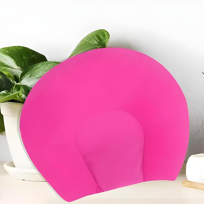 S-SQUARE Seed Pillow for New Born Baby Ideal for Round Head Shaping Seed Pillow with Foam Cotton Cover U Shape for Head Shaping Baby 0 to 18 Months Kids (Pink) - Image 4