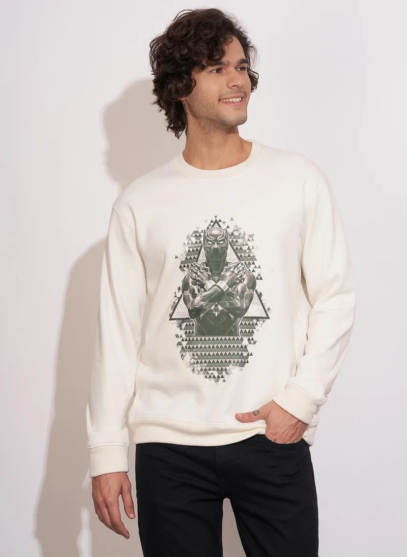 Being Human Men Relaxed Fit Round Neck Sweatshirt
