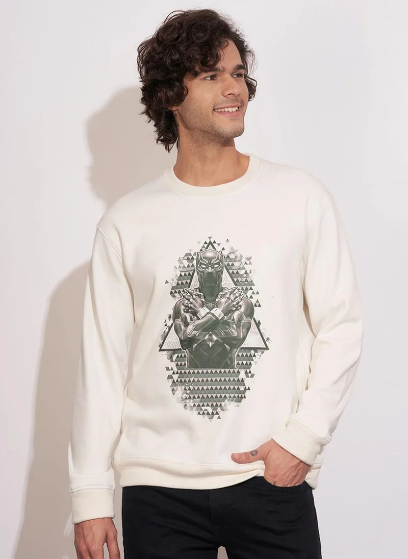 Being Human Men Relaxed Fit Round Neck Sweatshirt