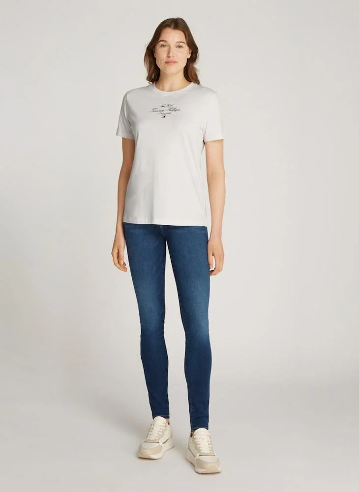 تومي هيلفيغر Crew Neck Graphic T-Shirt