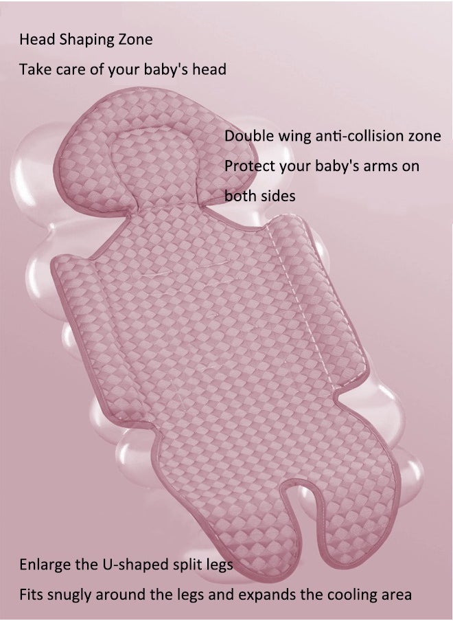 Aissiora Stroller ice pads Stroller mattress mats Summer stroller cushions Ice pads for baby car seats Breathable and cool  - Image 5