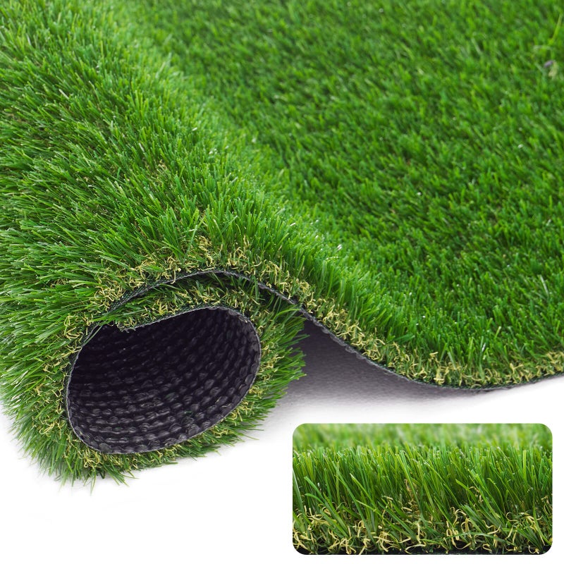 138 Artificial Turf Grass4FT x 6FT Fake Grass Rug Indoor OutdoorRealistic HighDensity Sturdy Artificial Turf Carpet for Dogs Pets Garden Lawn Landscape