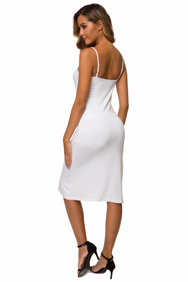 LB LIFEBEST Women's Full Slips Cami Long Spaghetti Strap Under Dress - Image 4
