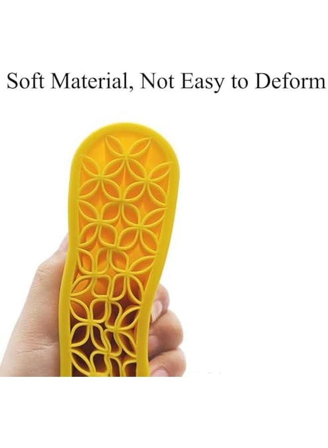 حامل قلم السيليكون الأزرق وصندوق تخزين فرش المكياج منظف سطح المكتب لمستلزمات الفنون - Image 5