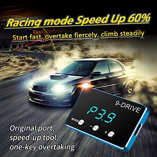JINKEY Throttle Response Controller, 9 Drive Throttle Controller 9 Mode Electronic Racing Accelerator for DODGE for RAM 1500/2500 2007-2018, for Jeep for Chrysler - Image 2