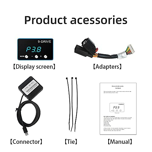 JINKEY Throttle Response Controller, 9 Drive Throttle Controller 9 Mode Electronic Racing Accelerator for DODGE for RAM 1500/2500 2007-2018, for Jeep for Chrysler - Image 5