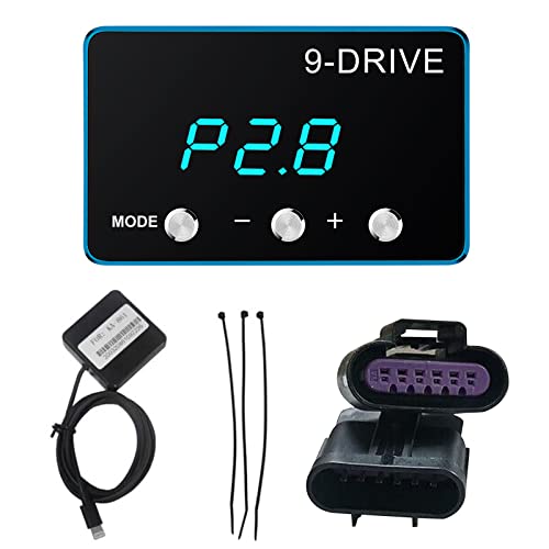 JINKEY Throttle Response Controller, 9 Drive Throttle Controller 9 Mode Electronic Racing Accelerator for DODGE for RAM 1500/2500 2007-2018, for Jeep for Chrysler - Image 1