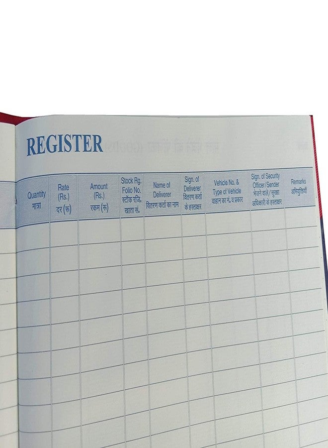 Peeplvalue سجل صادرات Peeplvalue - سجل صادرات المستودعات/المصانع، ورق 80 جرامًا للمتر المربع، غلاف مقوى لمتانة طويلة الأمد - 200 صفحة - Image 3