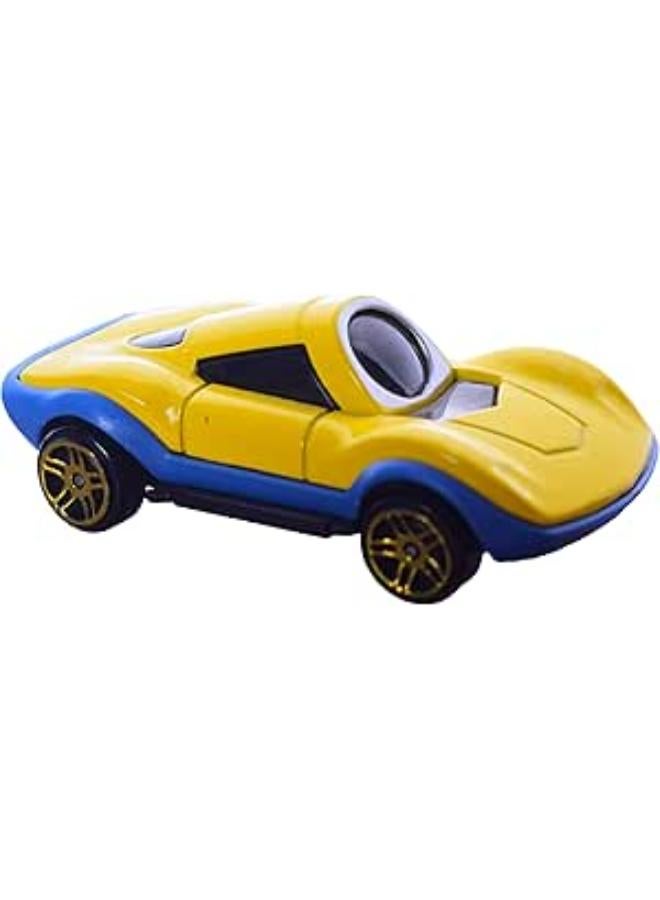 سيارة سحب للخلف، أزرق/أصفر