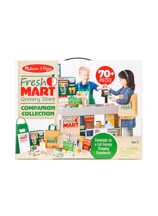 Melissa & Doug Fill  And Fold Taco  And Tortilla Set, 43 Pieces â€“ Sliceable Wooden Mexican Play Food, Skillet, and More Taco Play Food Set, Pretend Play Kitchen Toy For Kids Ages 3+  - Image 1