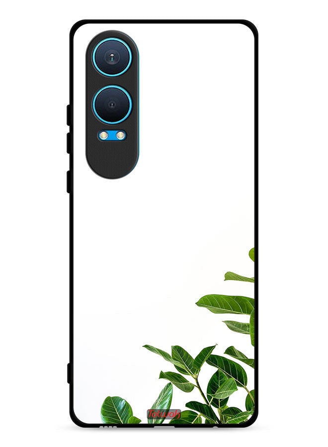 Tolwak OnePlus Nord CE4 Lite 5G Protective Case Cover Josh Calabrese Leaves - Image 1