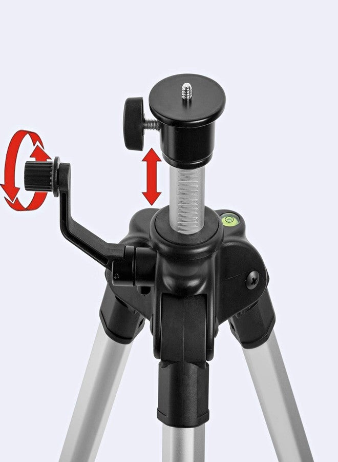 Firecore 71-inch Professional Aluminum Alloy Laser Tripod with Adjustable Legs, 1/4"-20 Male Thread and Extra 5/8"-11 Tripod Adapter for Line Laser Level - Image 5